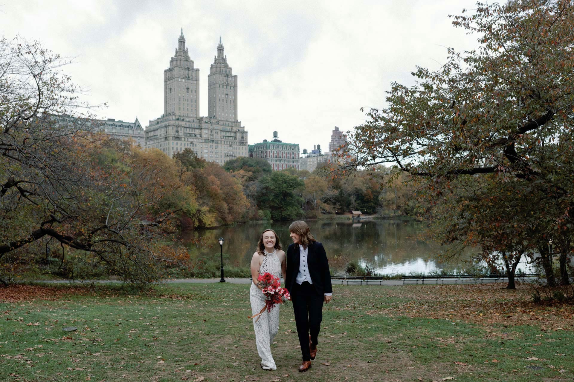 Central Park Elopement in the Rain