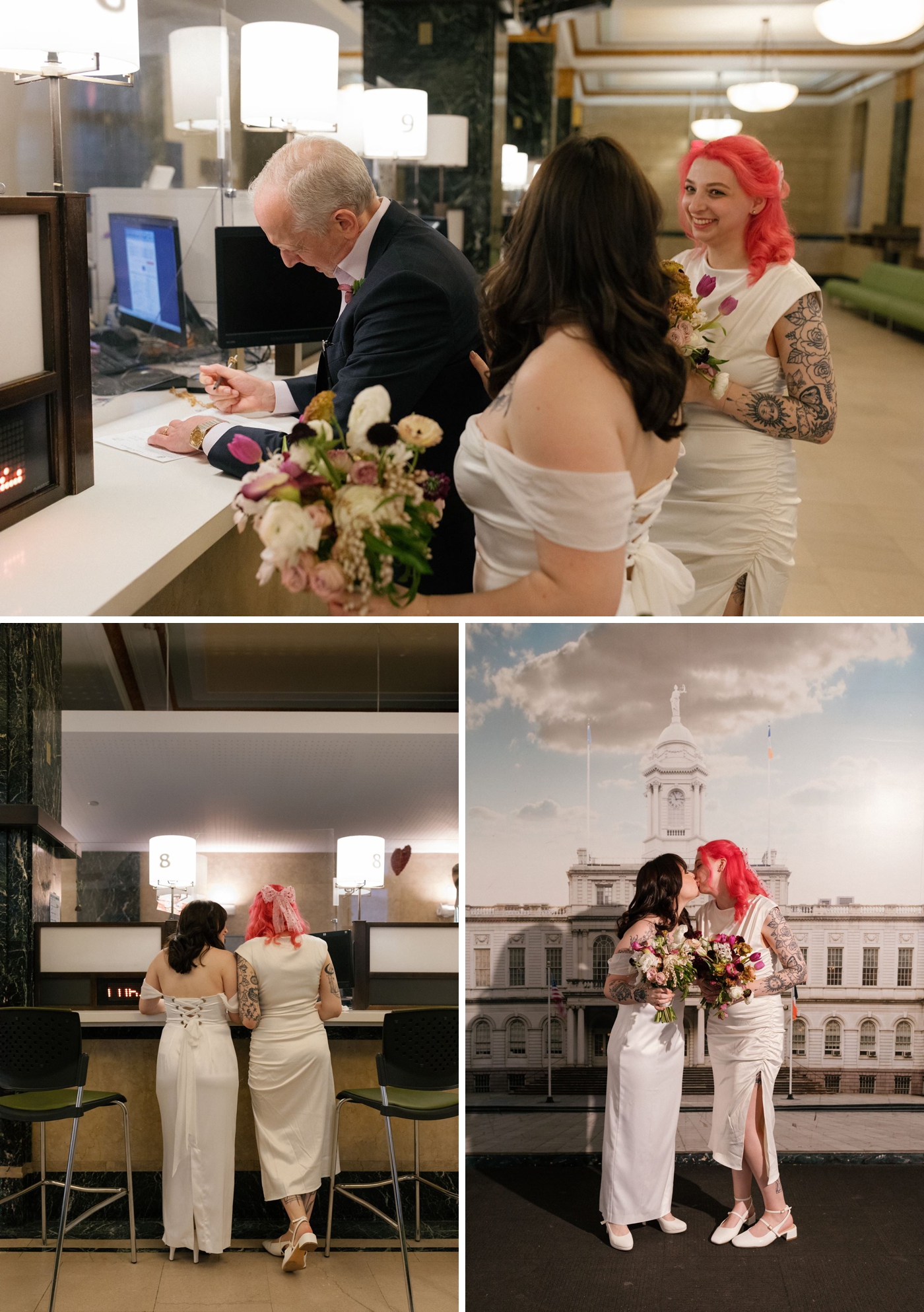 NYC City Hall Elopement Photography