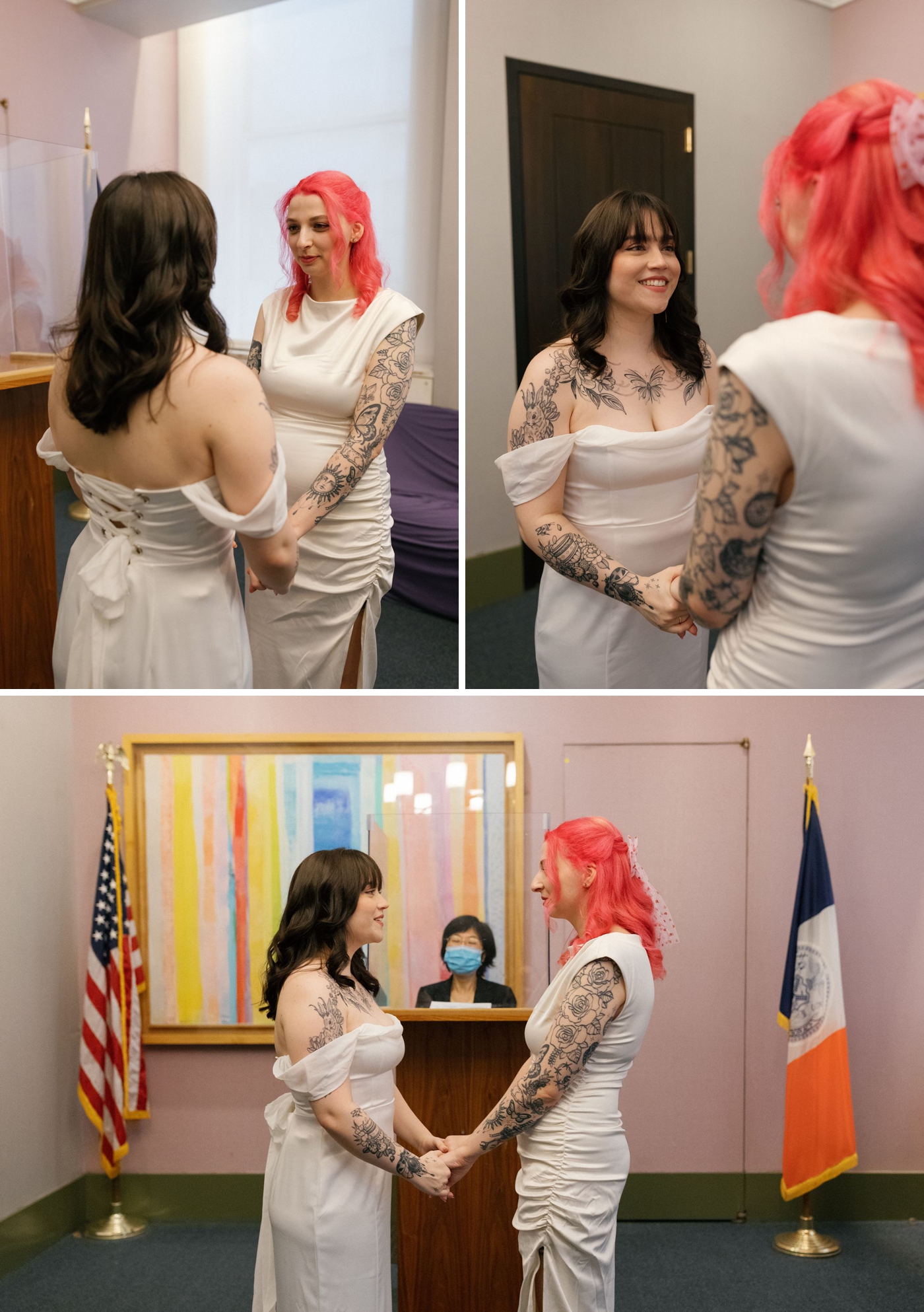 Elopement Ceremony at City Hall in NYC