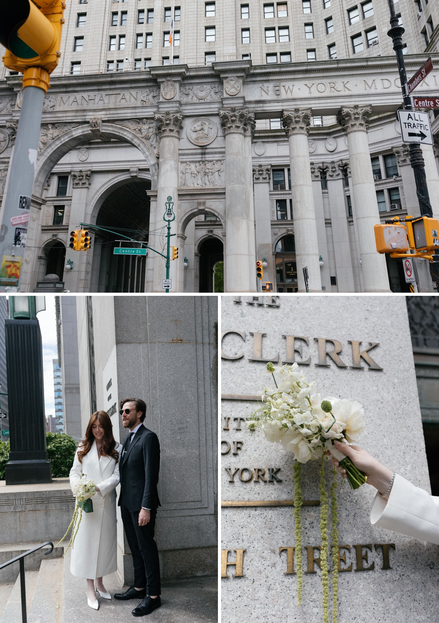 Katie and Chris at their NYC City Hall  elopement