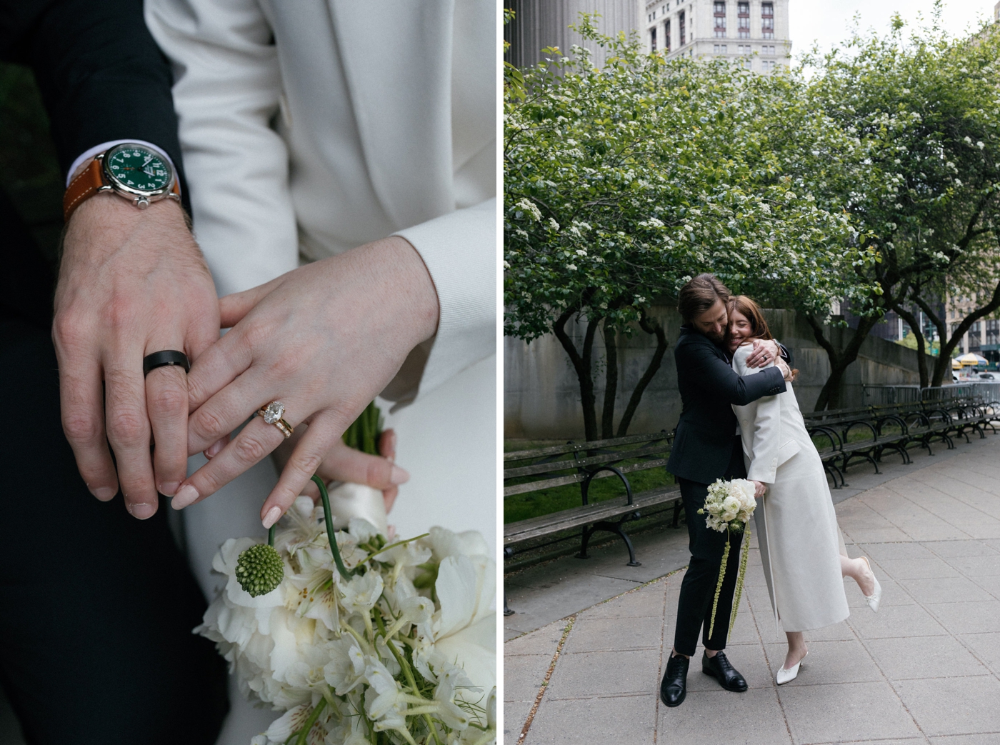 NYC elopement photography by Sylvie Rosokoff