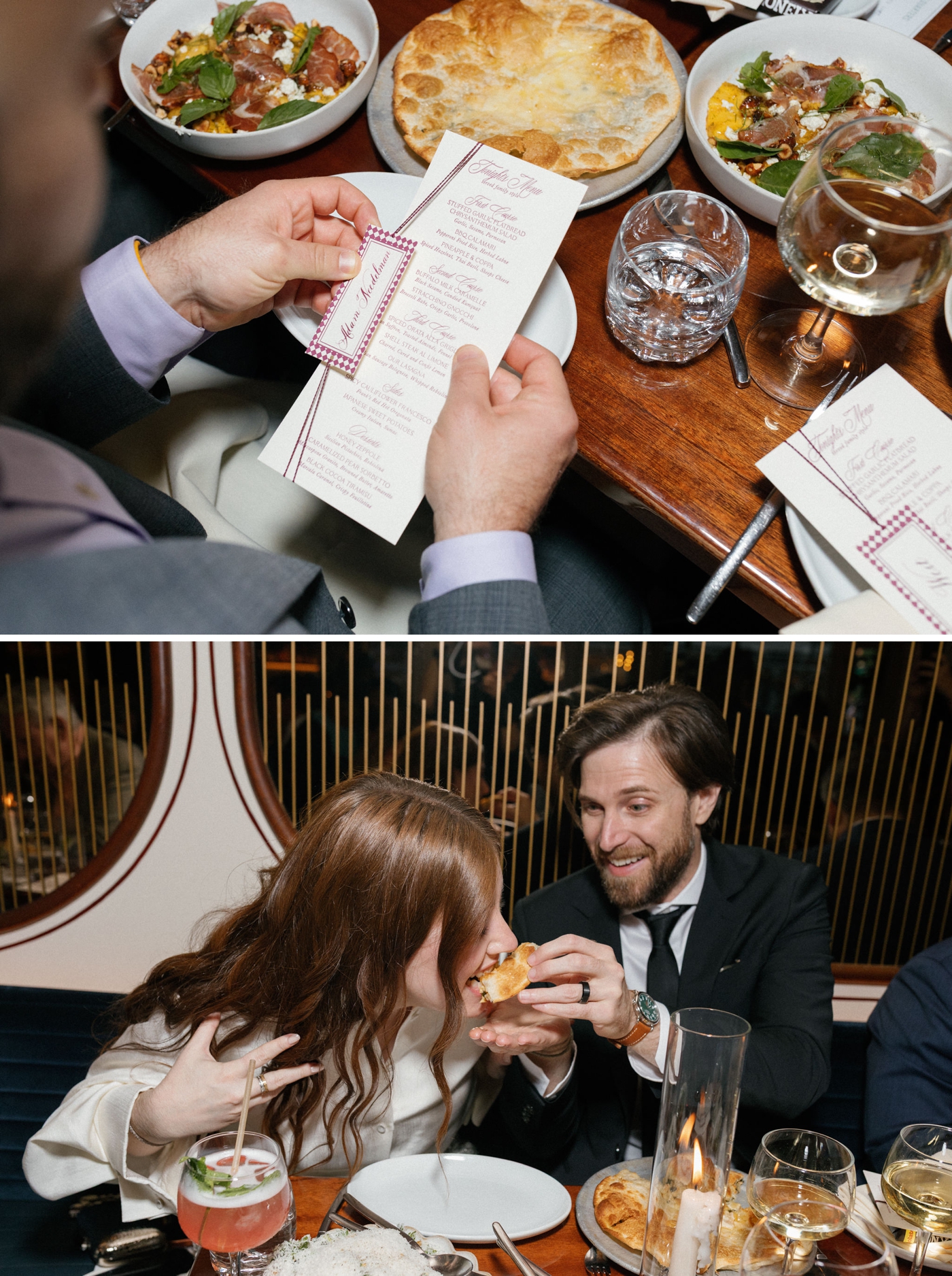 Dinner party reception at Don Angie
