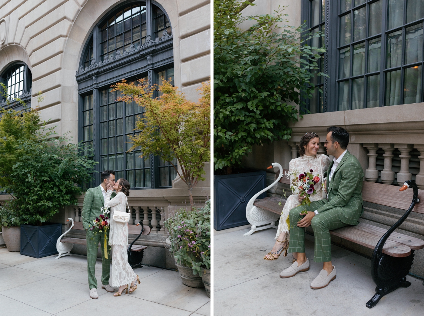 Fall elopement in NYC
