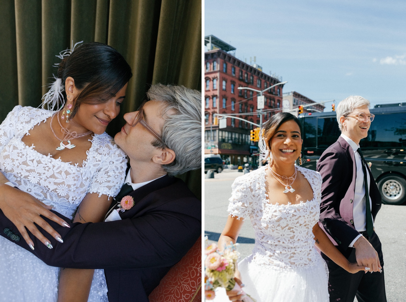 NYC Elopement Photographer for Sure Thing Chapel NYC