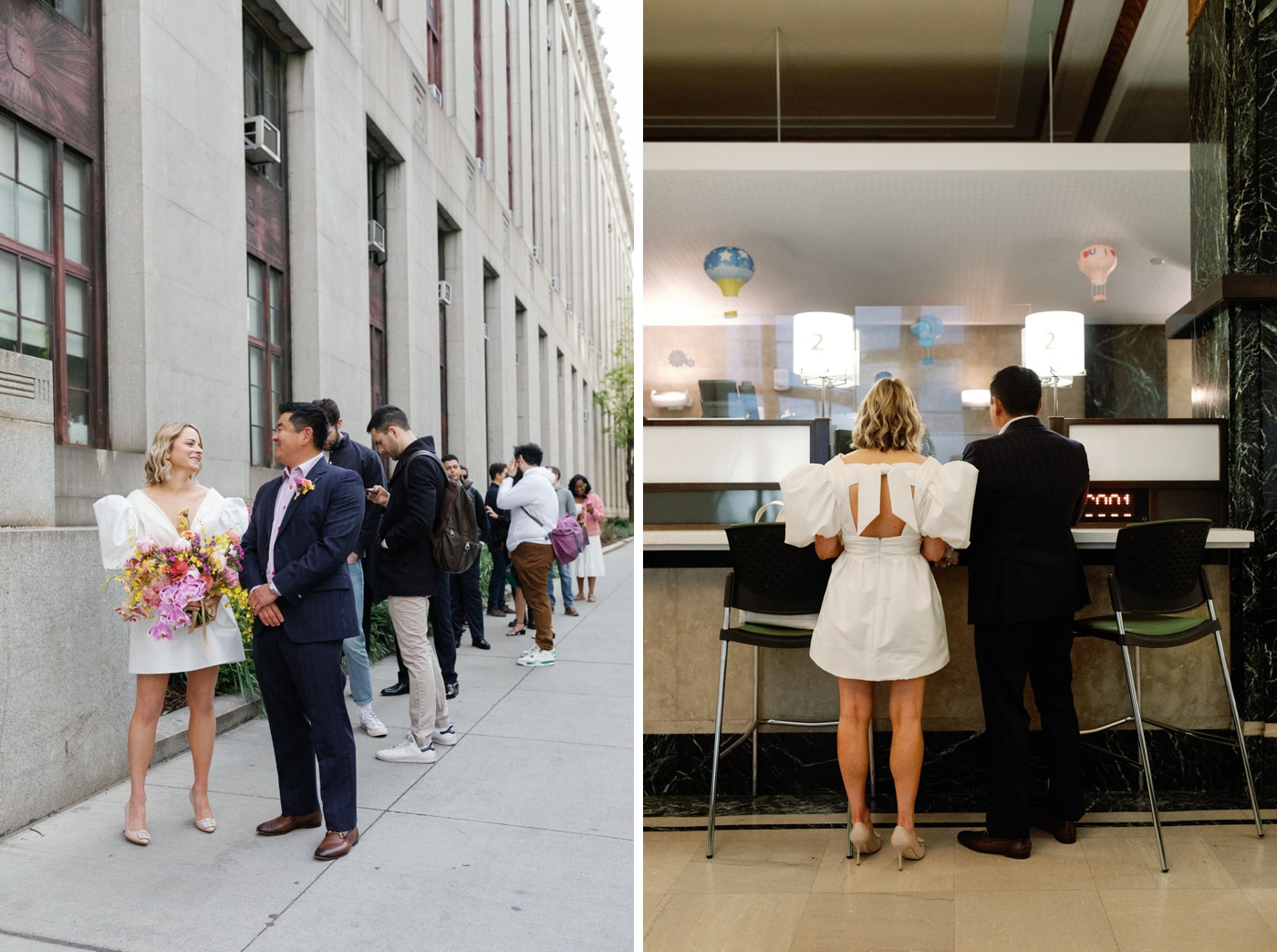 City Hall elopement guide and timeline